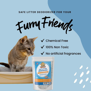FurryFreshness Longer Litter Cat Litter Box Deodorizer