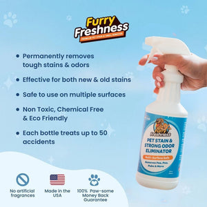 FurryFreshness 32oz + Litter Box Odor Eliminator