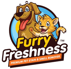FurryFreshness Premium Stain and Smell Remover for Dogs and Cats! logo