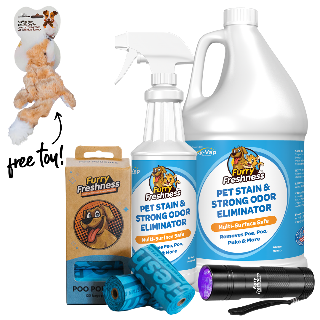 Dog poop top stain remover