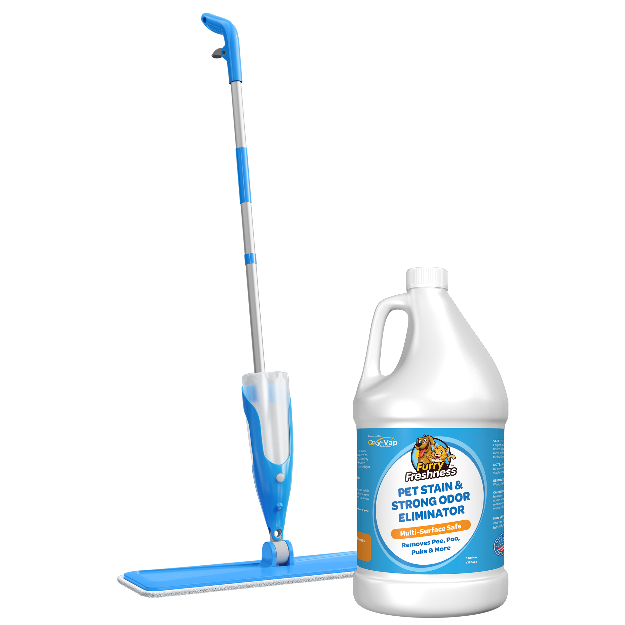 FurryFreshness Marvelous Mop + Gallon Bundle