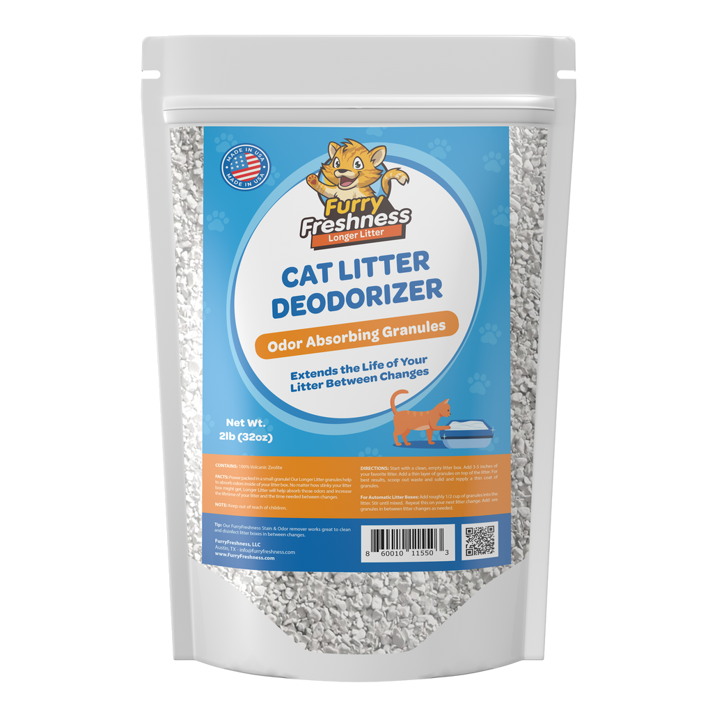 FurryFreshness Longer Litter Cat Litter Box Deodorizer